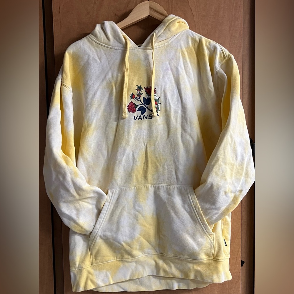 Vans Men's Sweater in Yellow and White